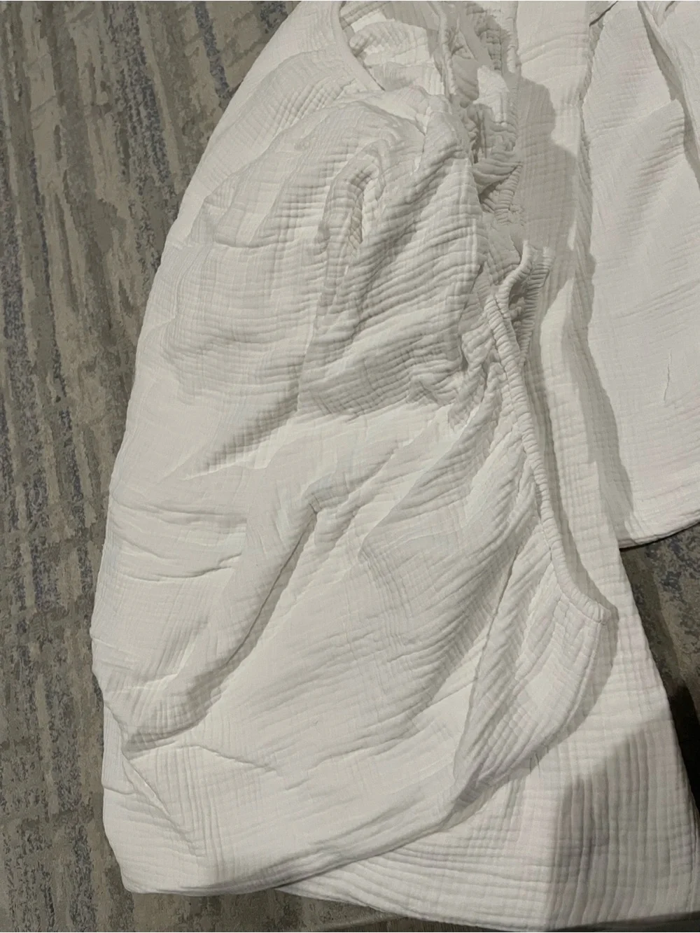 N/A white cotton